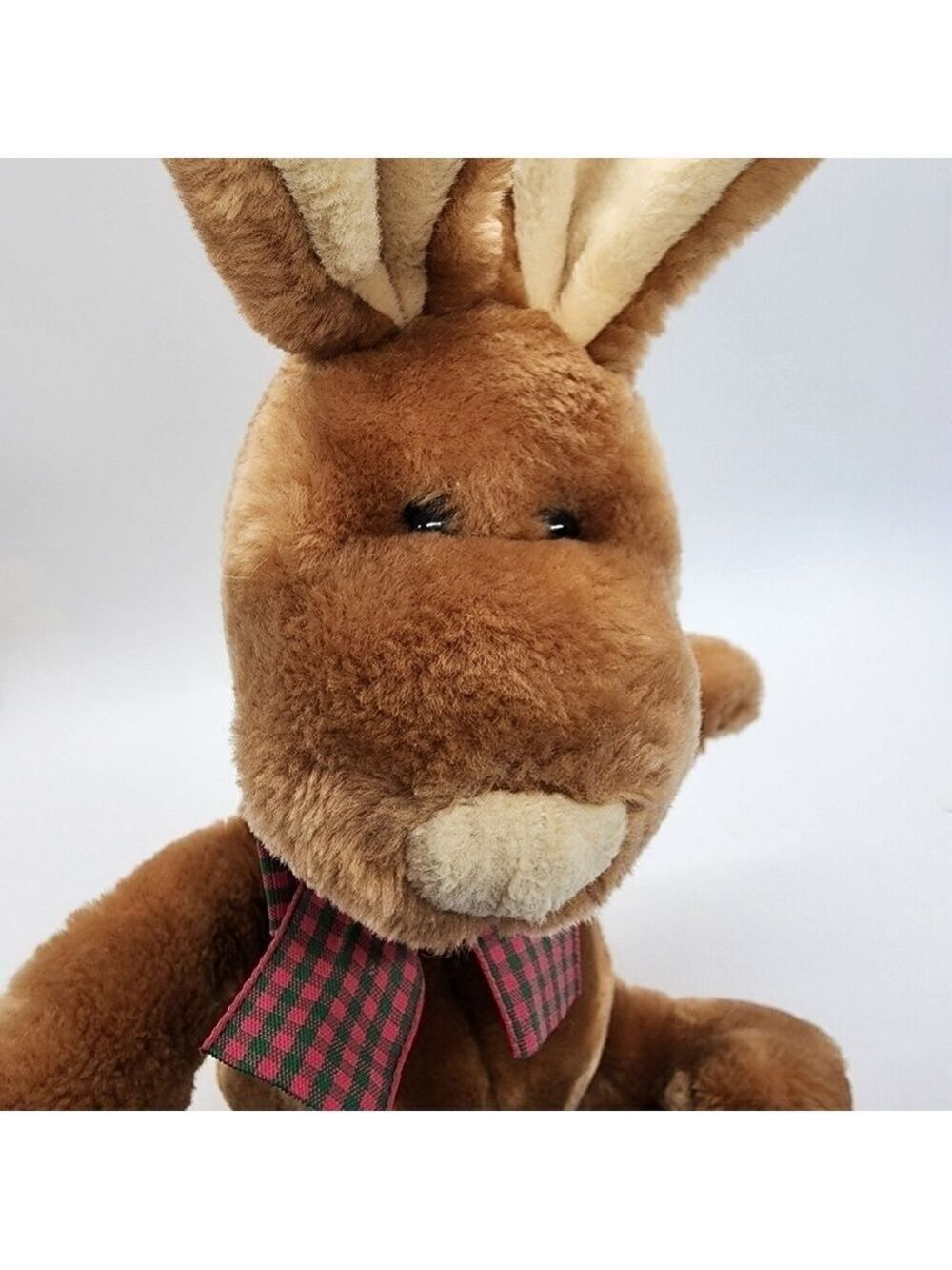 GUND Vintage Clover the Brown Bunny rabbit long snoopy face plush stuffed animal - Picture 10 of 14